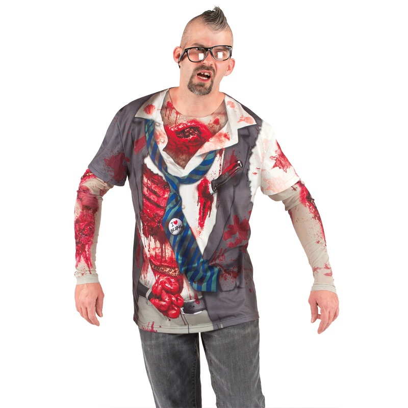Bloody office zombie shirt M