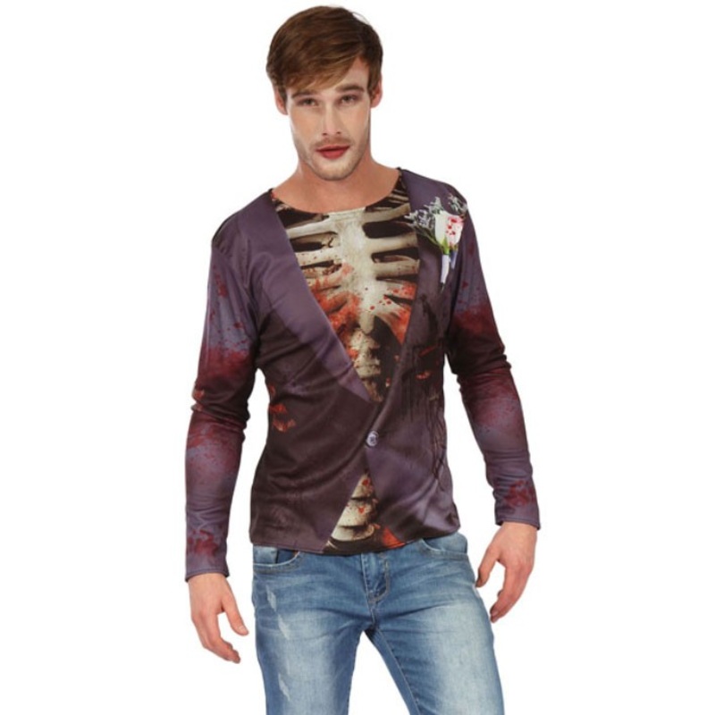 Bloody Valentine Zombie Groom 3D Shirt