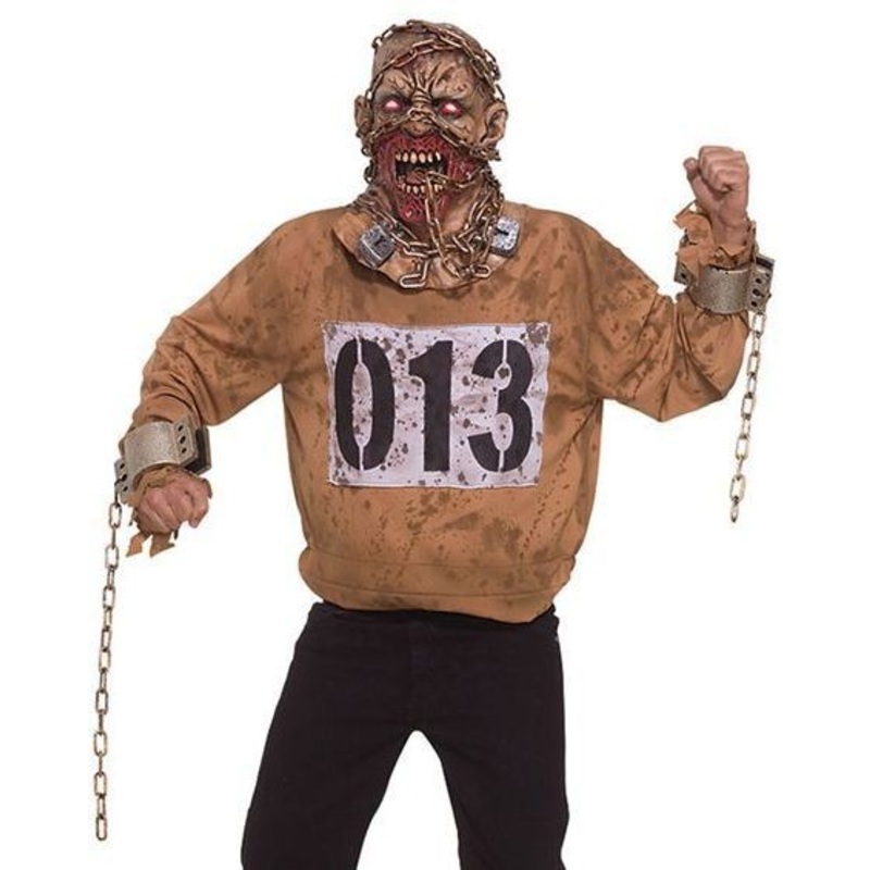 Escaped horror zombie costume