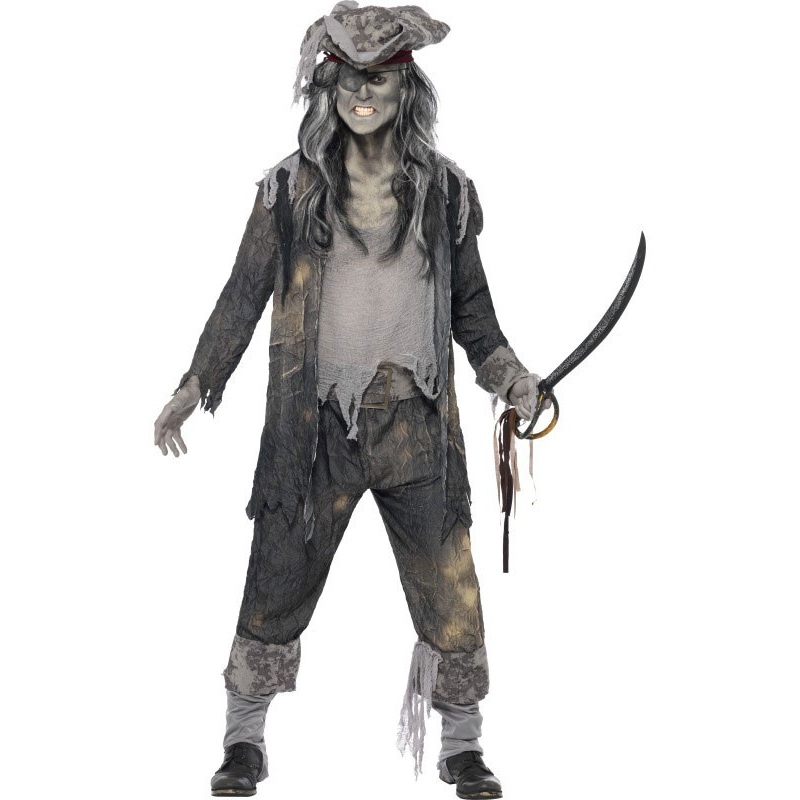 Ghost Ship Pirate Zombie Costume M