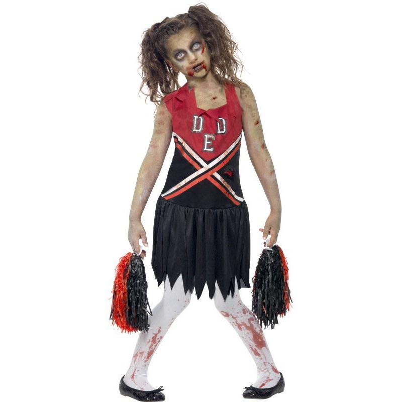 Horror girl cheerleader costume