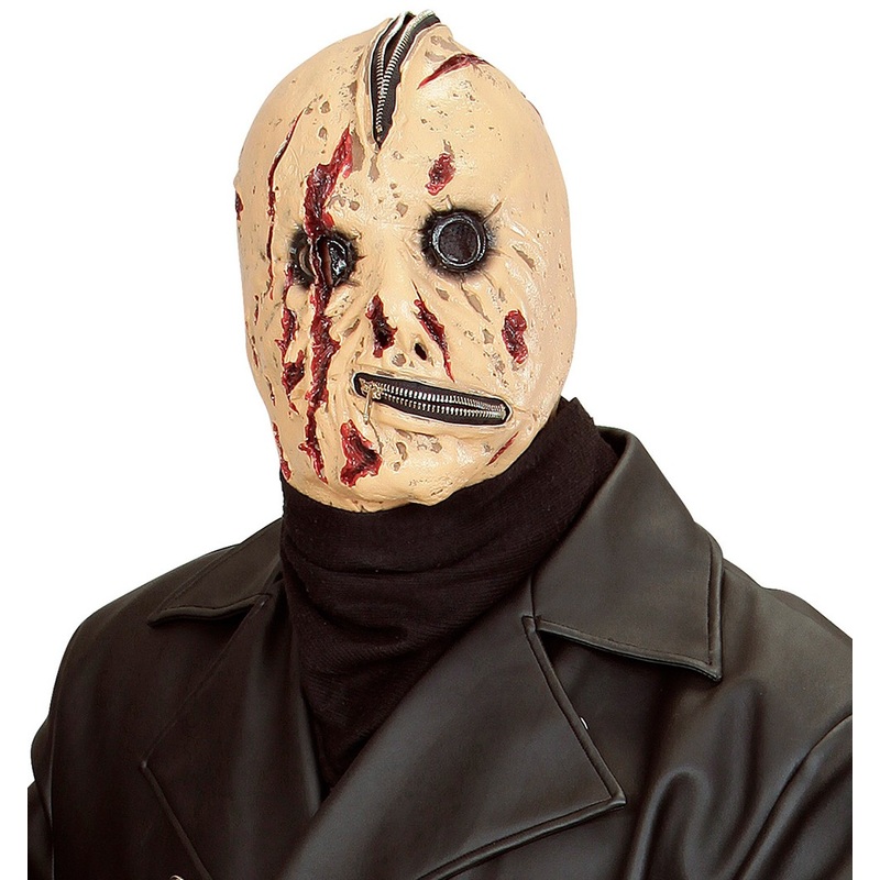 Horror zipper mask