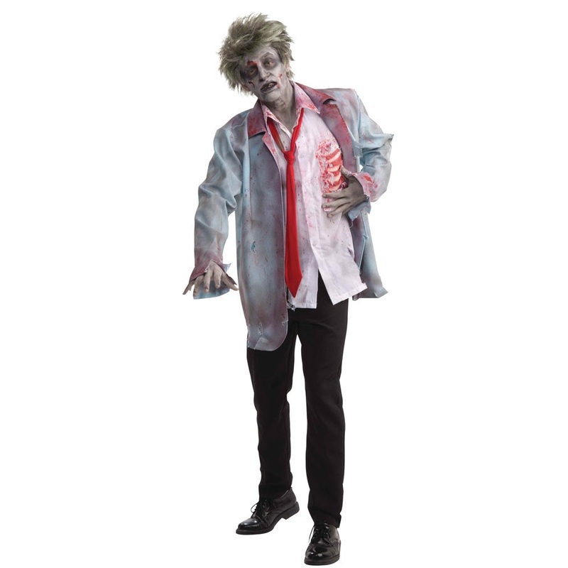 Horror zombie costume for men