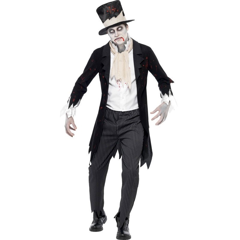 Undead groom ghost costume men M