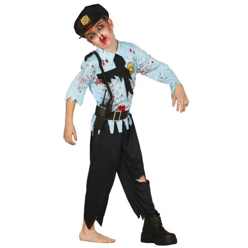 Zombie Policeman Ricky Child Costume