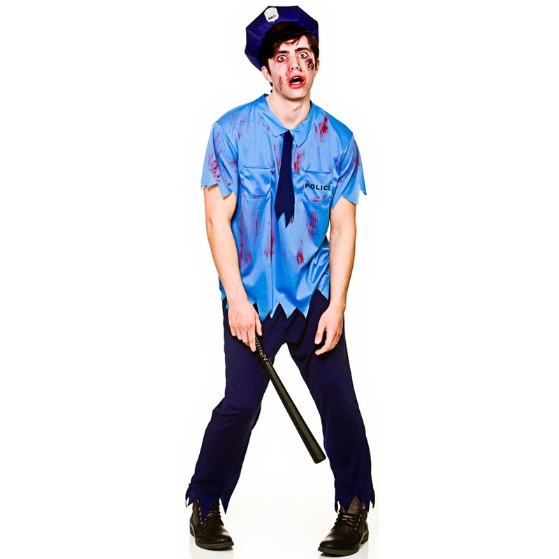 Zombie Rick cop costume S