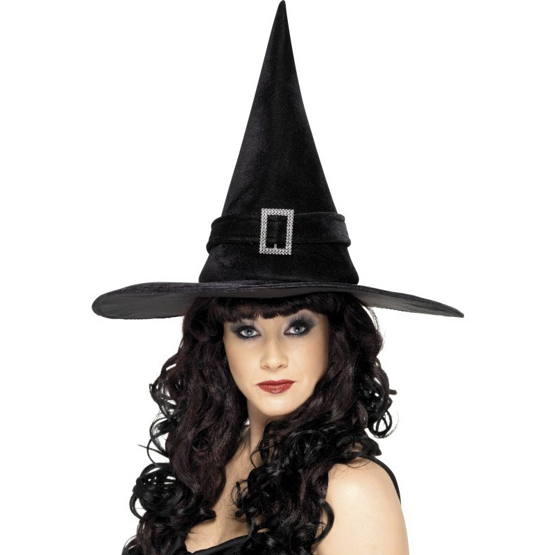 Classic Buckle Witch Hat