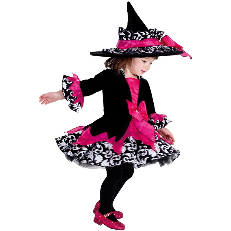 Cute witch Jezabelle costume for kids S