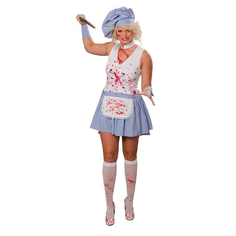 Halloween costume horror cook bloody 34