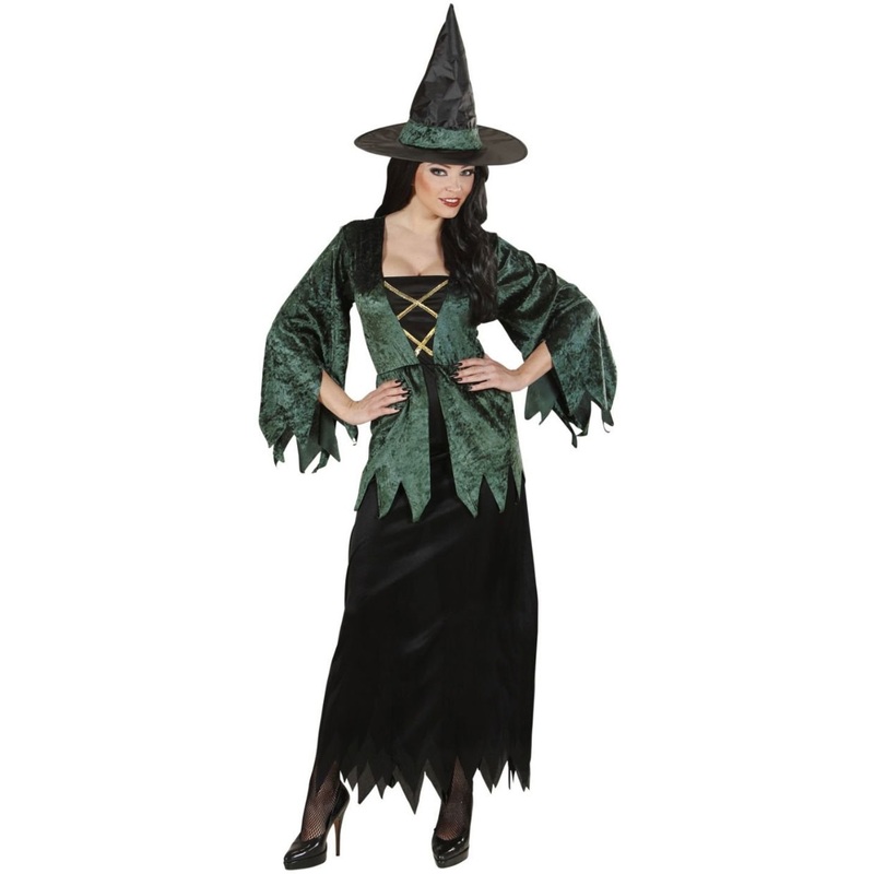 Halloween swamp witch costume S