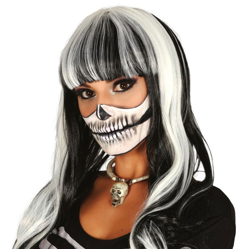 Highlights wig black-grey for women