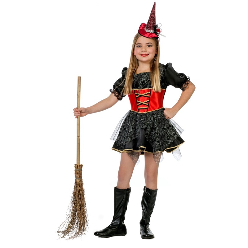 Little naughty witch child costume 116