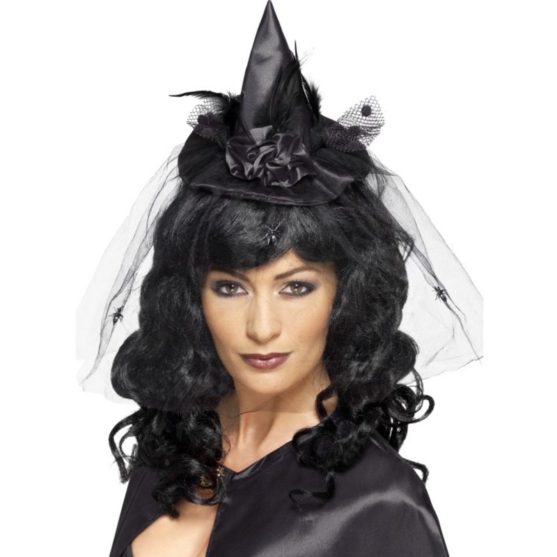 Mini Witch Hat Black 27"