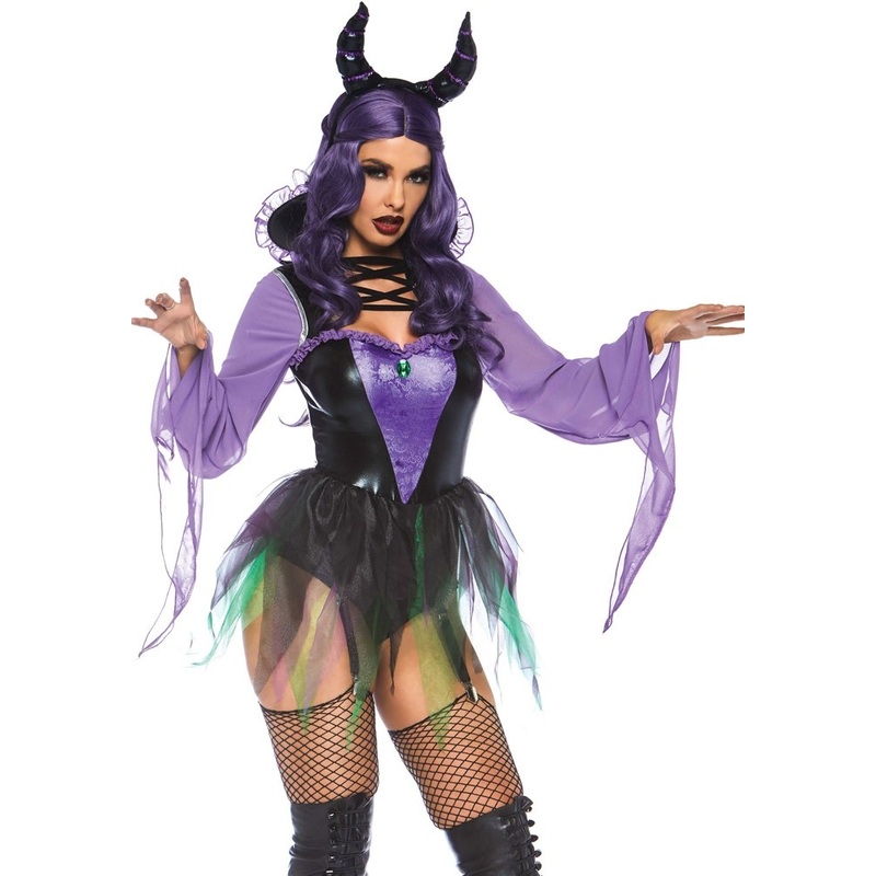 Sexy demon witch triel costume deluxe S