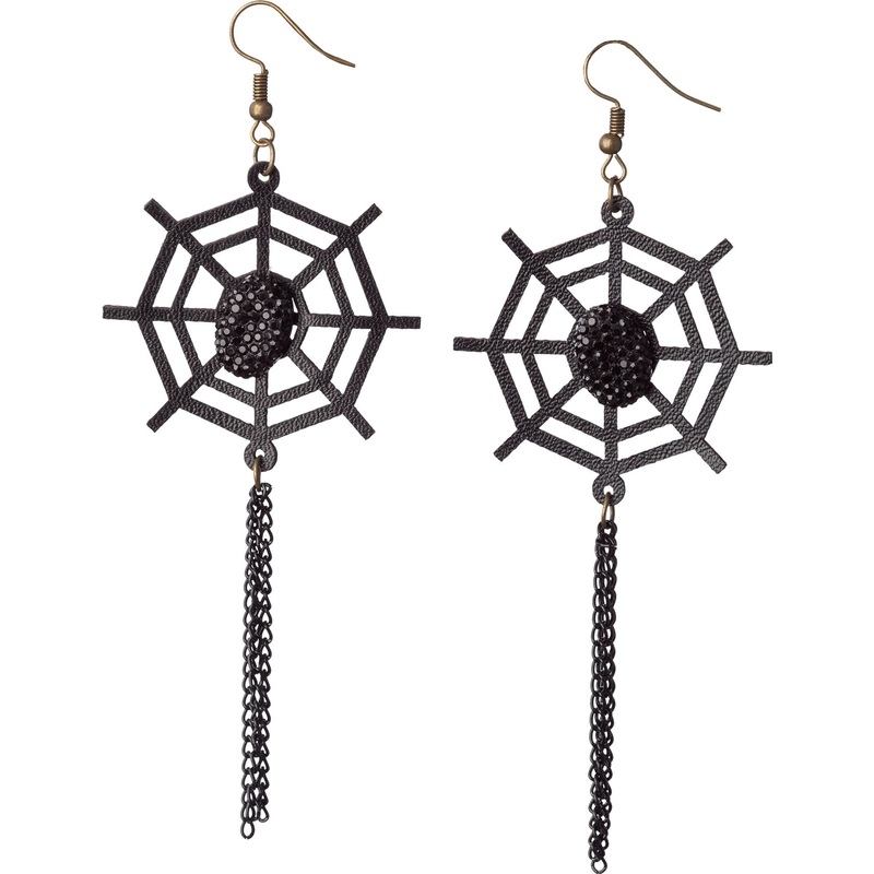 Sonja spider web earrings