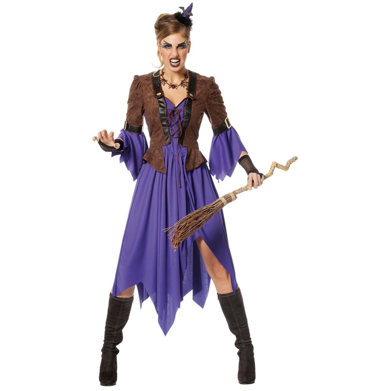 Spider queen ladies costume with vest 38