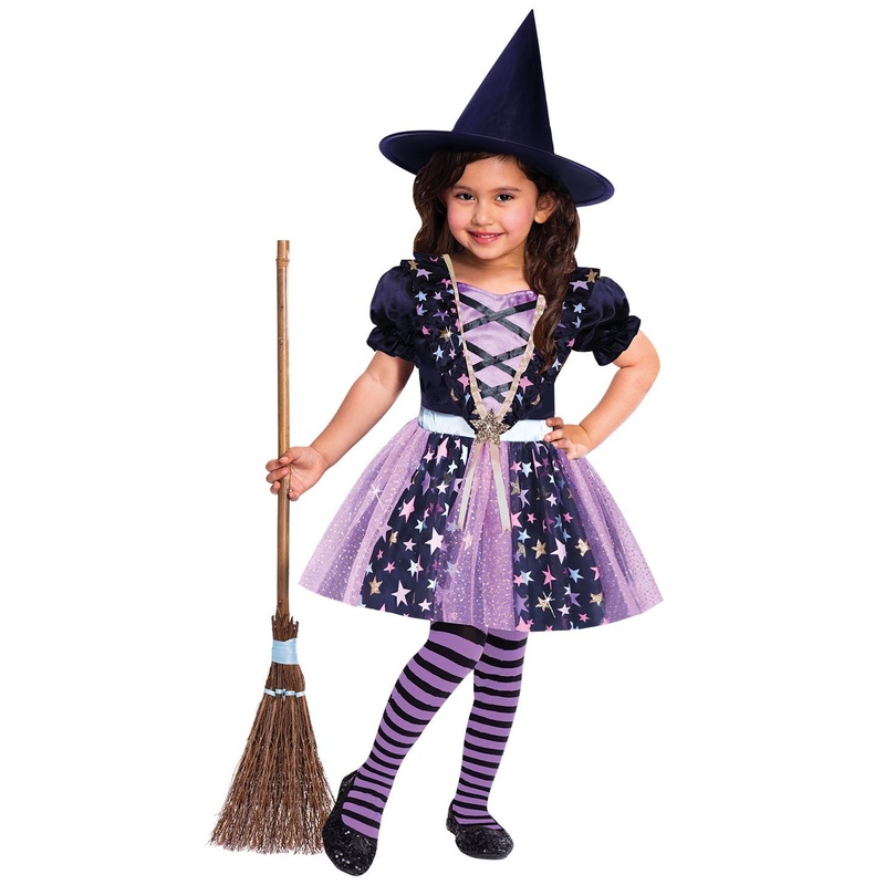 Witch aura starry costume for girls