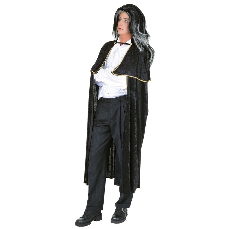Black cloak in the Renaissance style