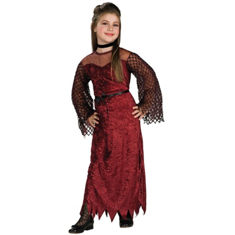 Halloween costume gothic sorceress for children S