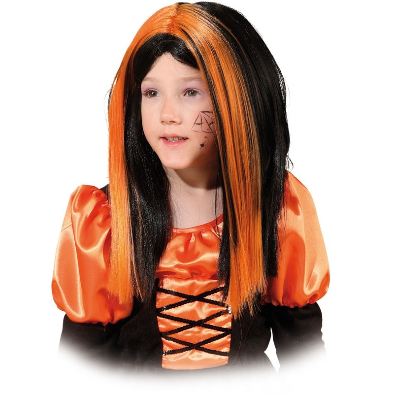Long hair witch wig Ophelia for children