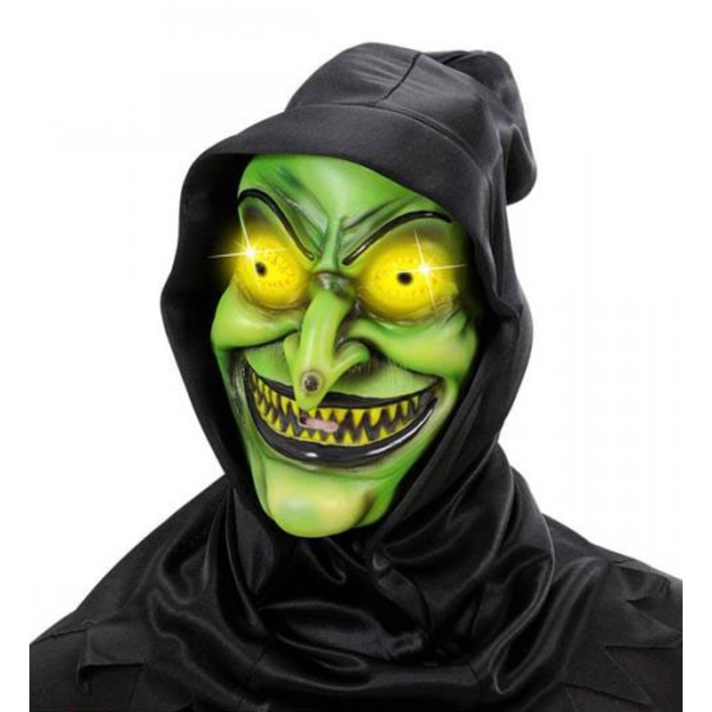 Mask goblin with lighted eyes