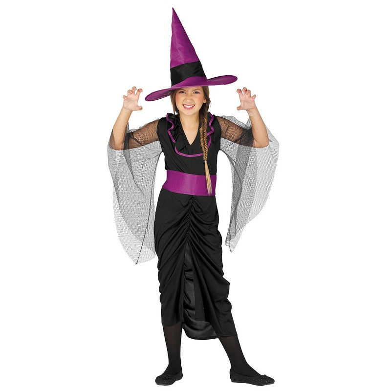 Naughty witch valentina costume for kids