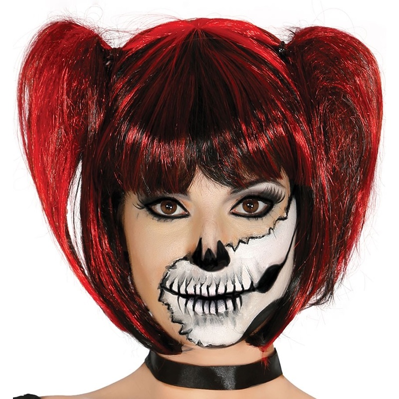Playful holly wig with pigtails