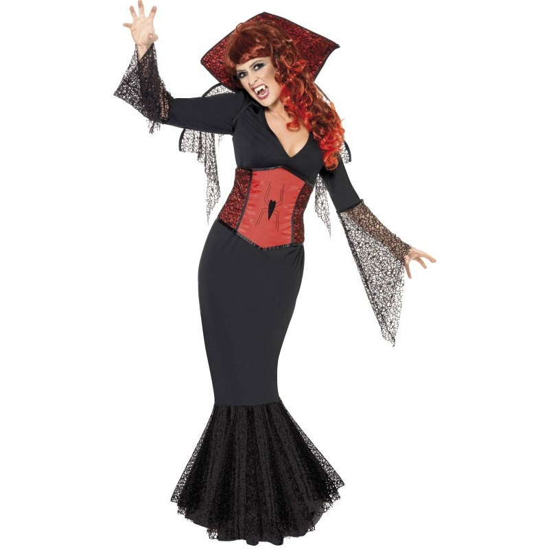 Spider woman vamp costume ladies