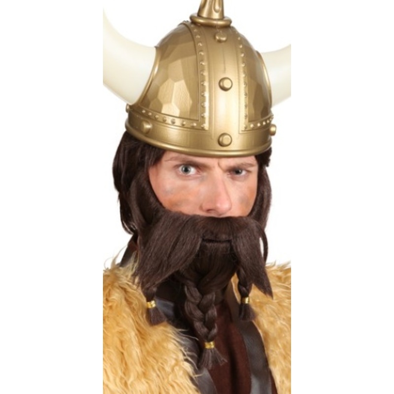 Viking beard with braids