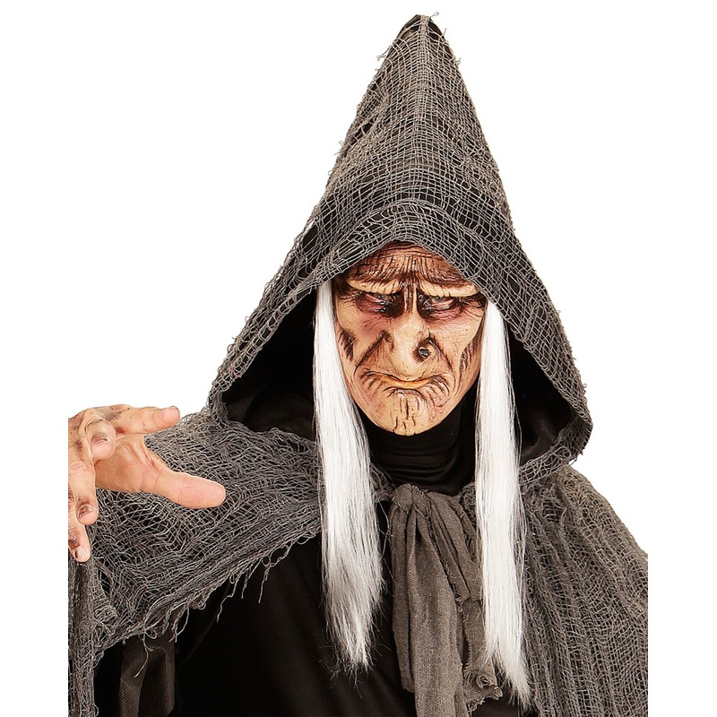 Warlock Rumpel half mask with hair
