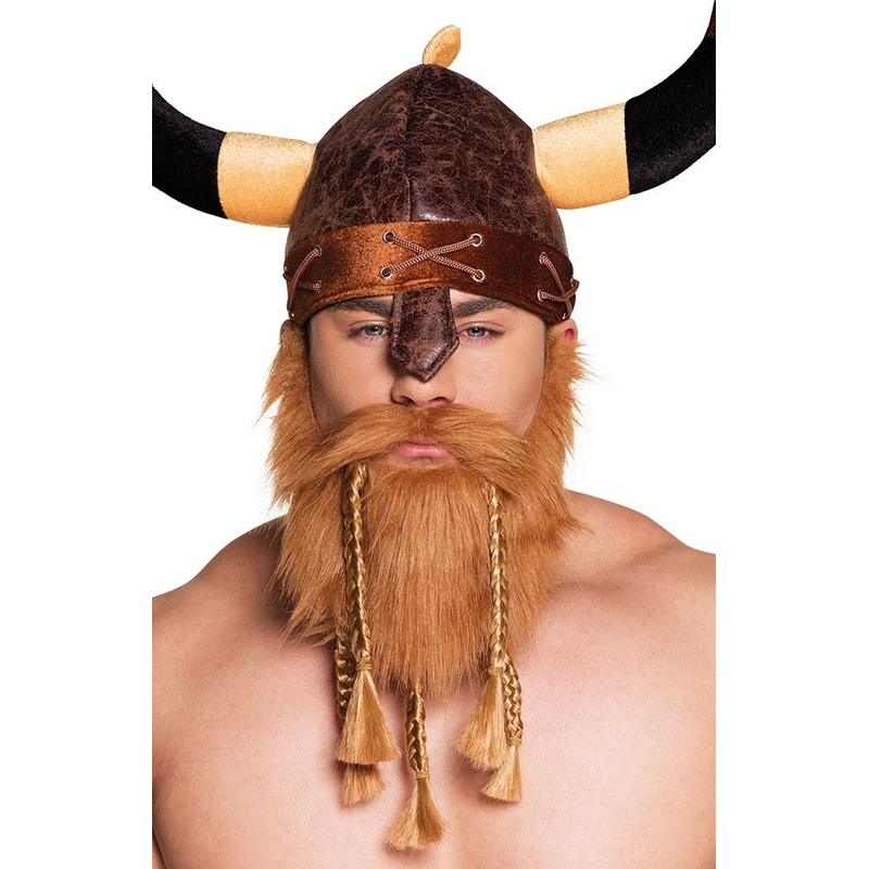 Winking beard with pigtails