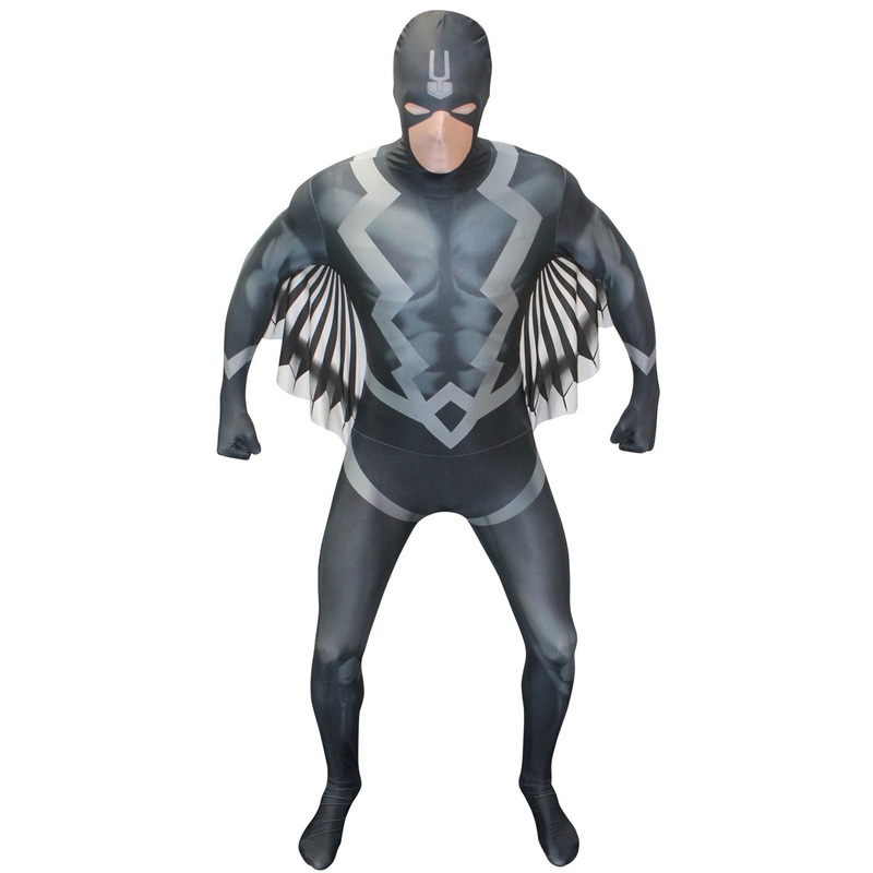 Black Bolt Gray Morphsuit Deluxe M