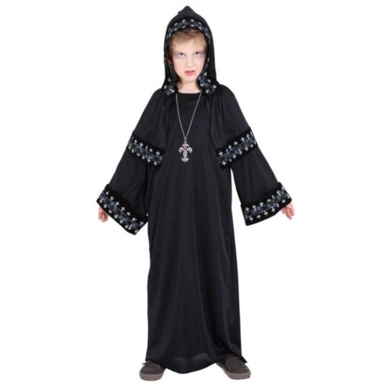 Black demon cloak for children