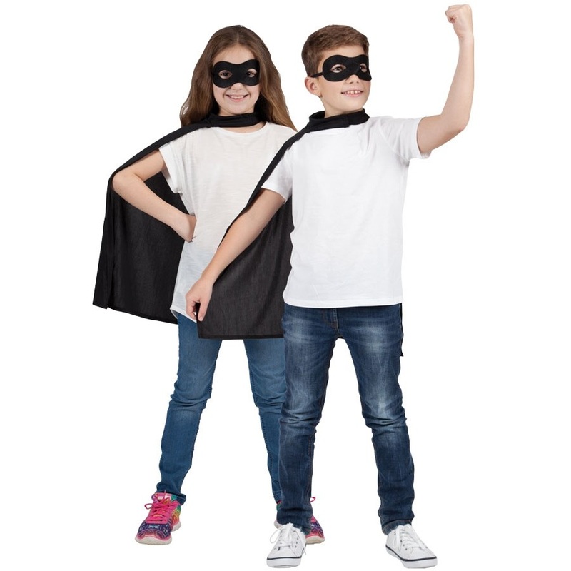 Black superhero disguise set for kids