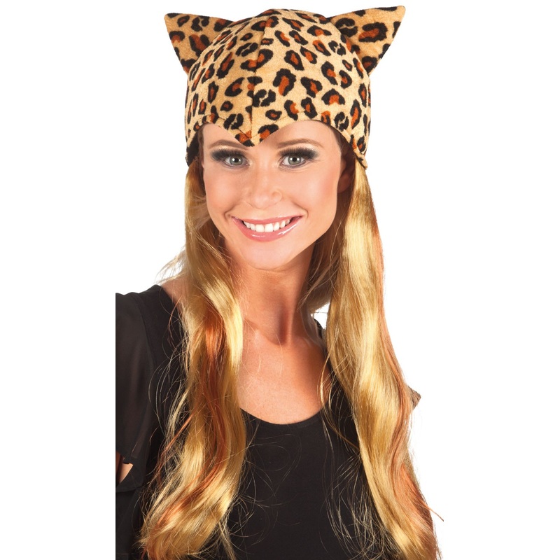 Cheeky leopard cap ladies