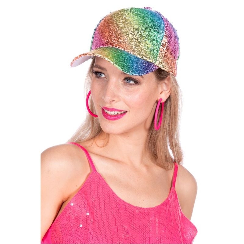 Glittering Baseball Cap One Size