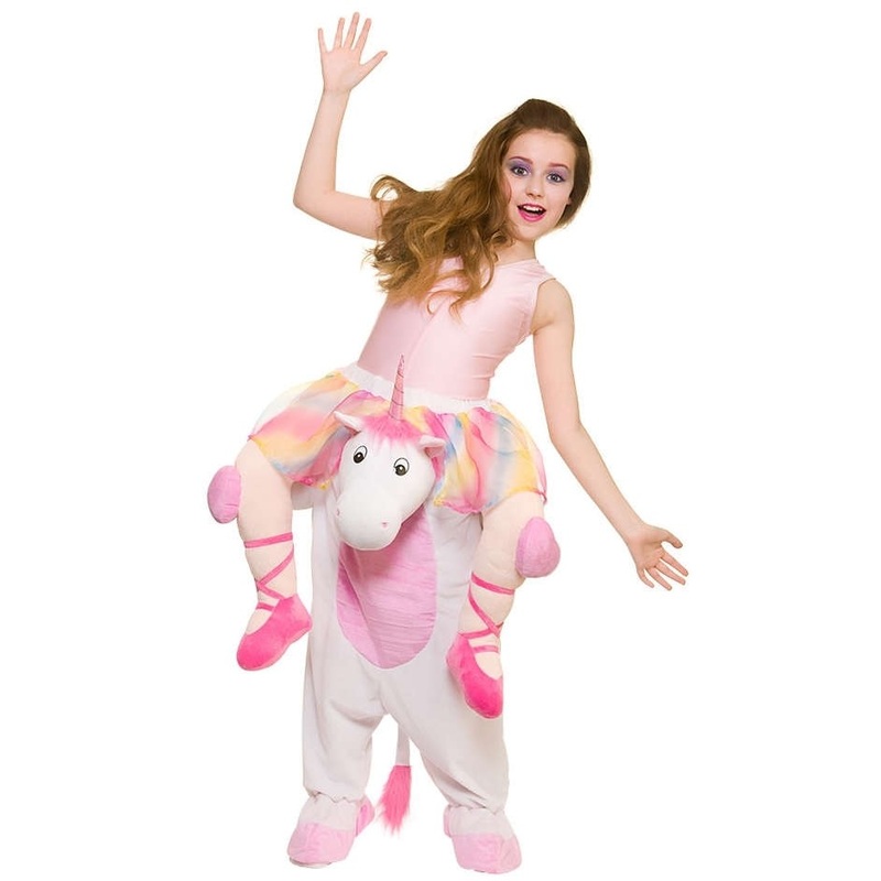 Magical piggyback unicorn kids costume