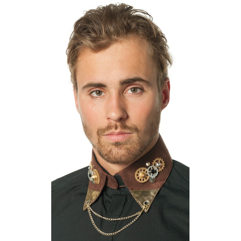 Steampunk gear collar for women and men