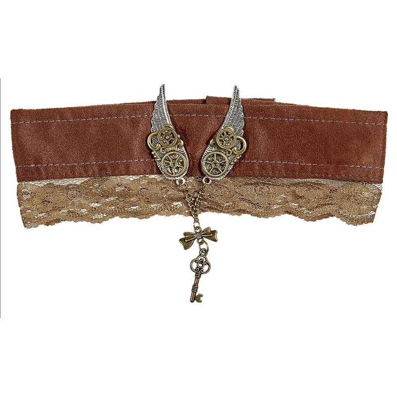 Steampunk necklace Gwendolyn