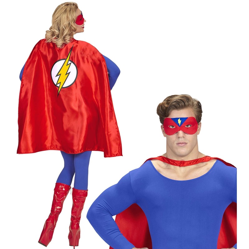 Superhero lightning fast cloak with eye mask