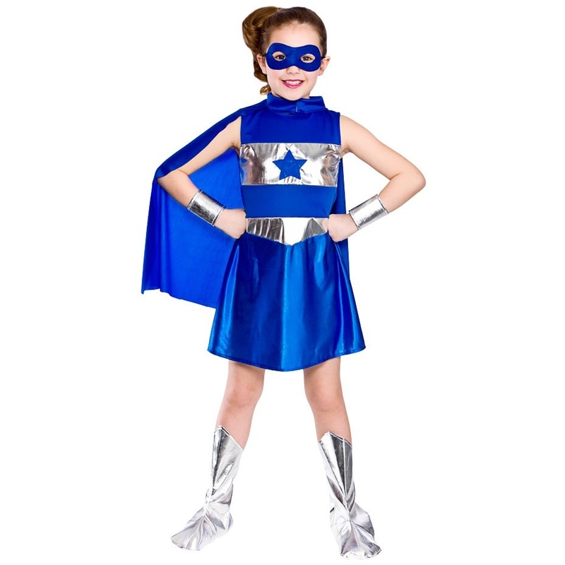 Superhero star costume for girls S