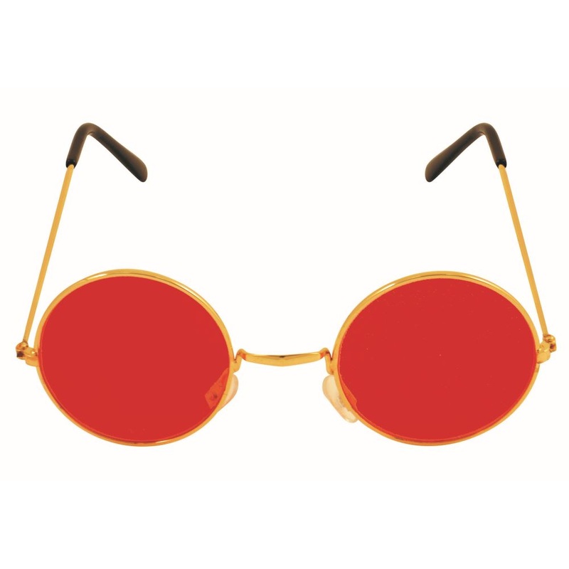 Vampire glasses red and gold