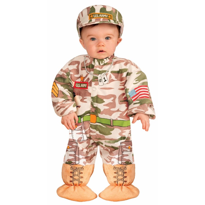 Army baby child costume