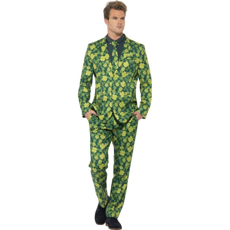 Be Lucky shamrock party suit M