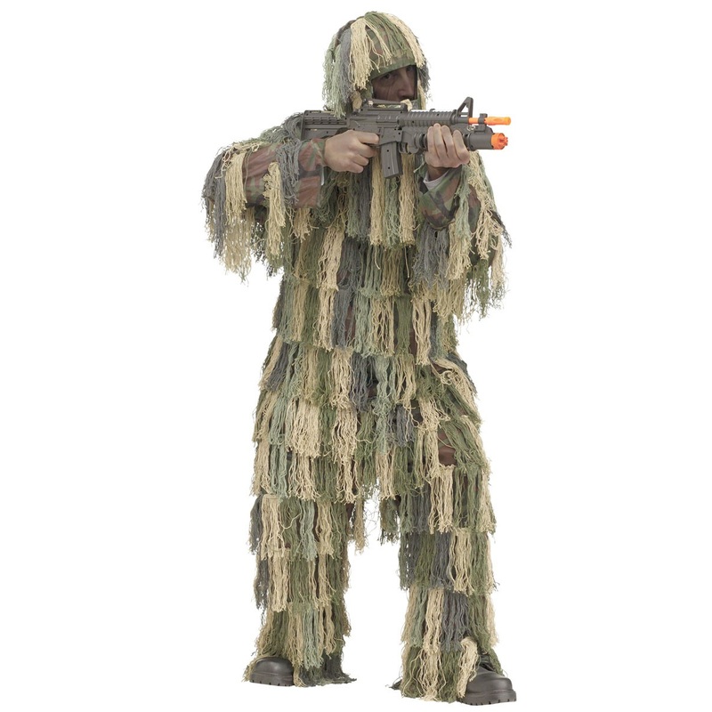 Camouflage suit military men costume