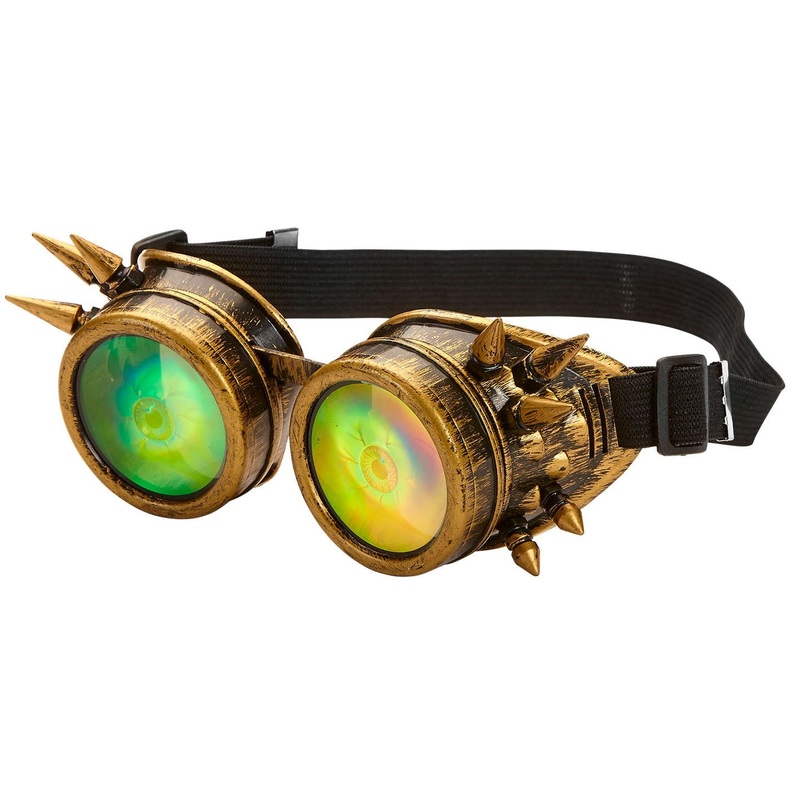 Futuristic steampunk glasses