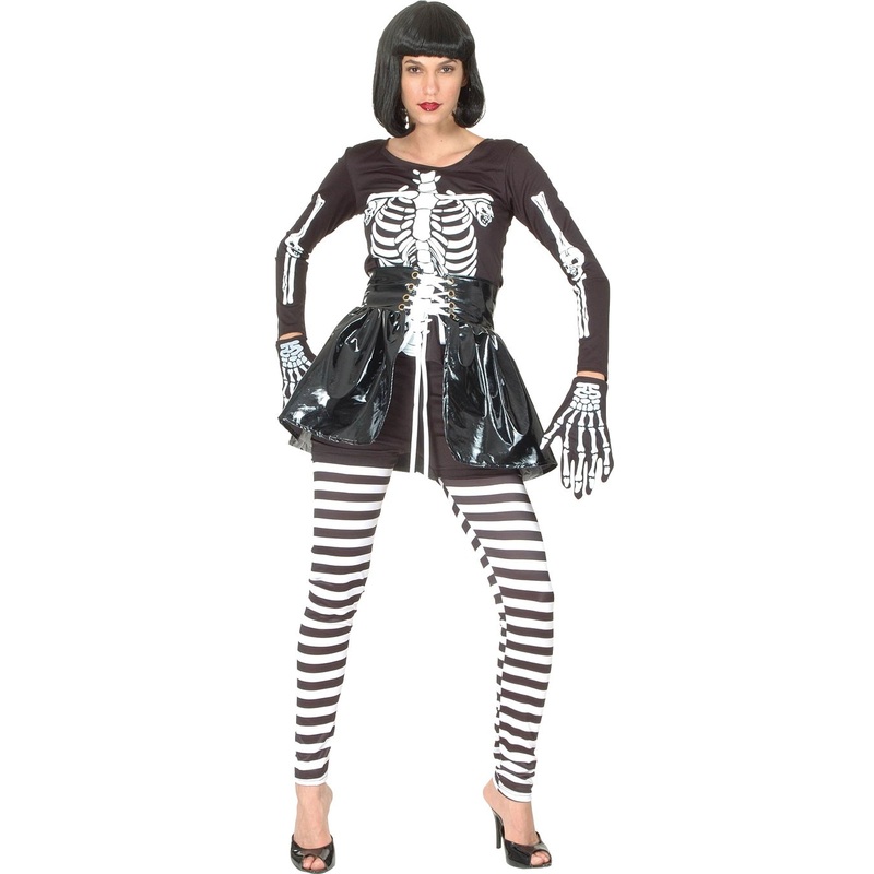 Halloween costume sexy skeleton Gothica