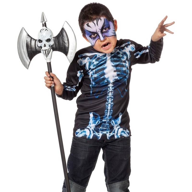 Horror Skeleton Bony Kids Shirt M