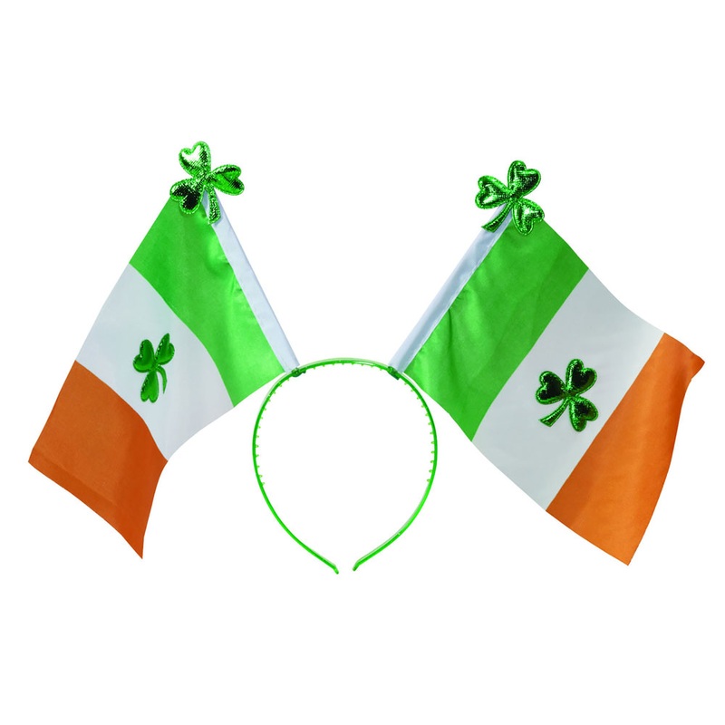 Irish flag headband