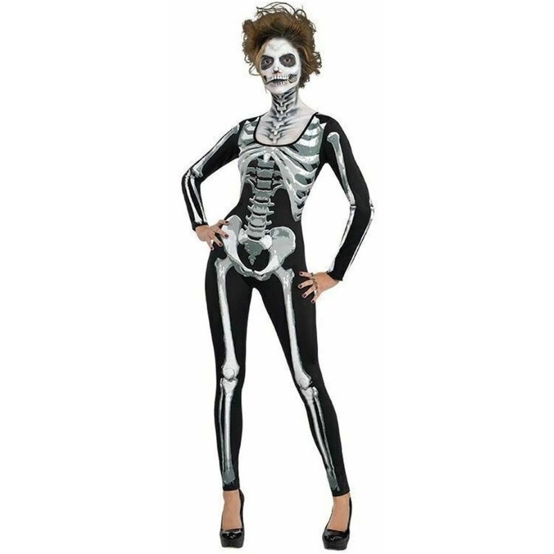 Lady Bone Catsuit long sleeve